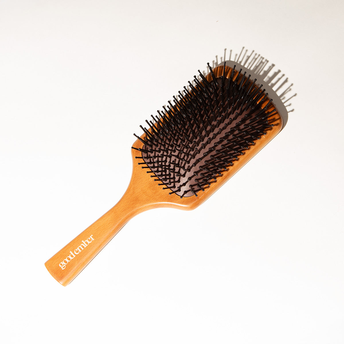 Wood paddle brush